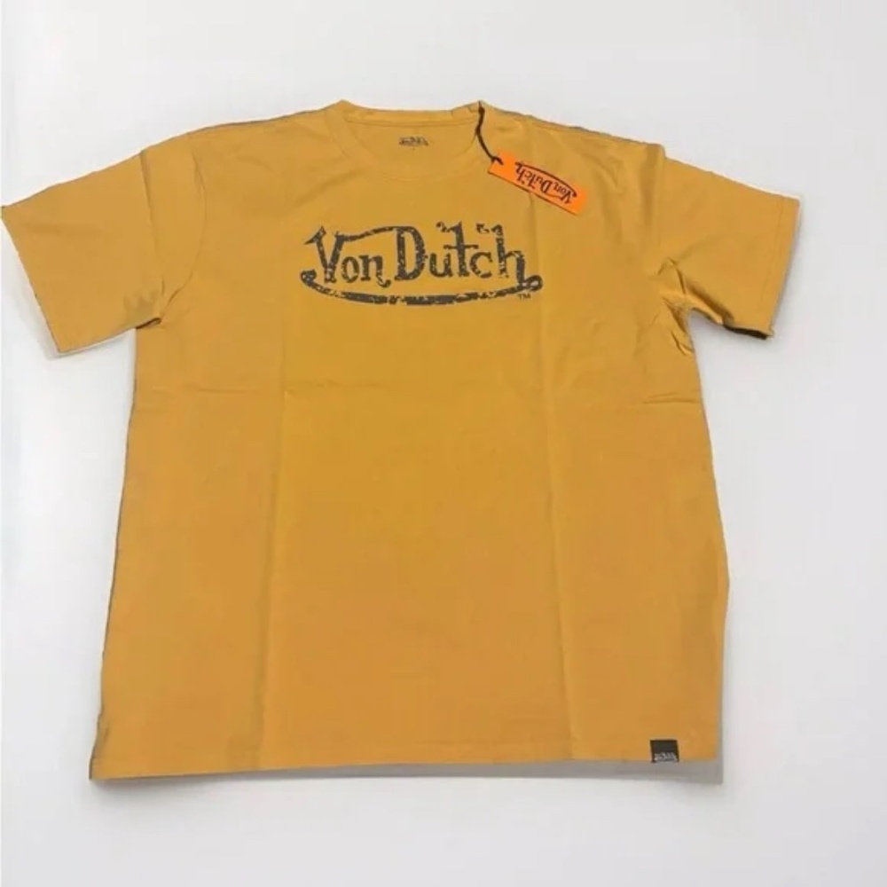 Von Dutch Distressed Oversized Tshirt. Size Small New . Retail MSRP $100